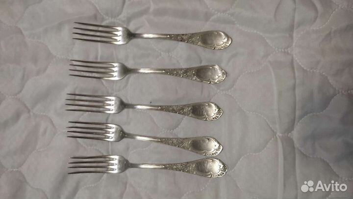 Мельхиоровые столовые приборы СССР