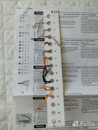 Схема вышивки крестом сова