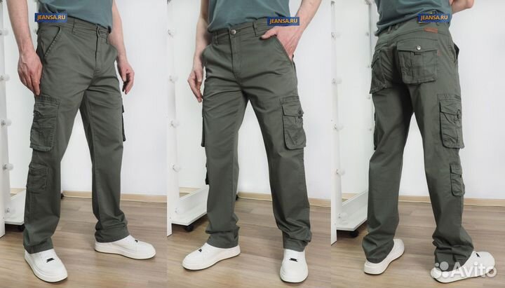 Брюки карго летние piagio размеры 48-64