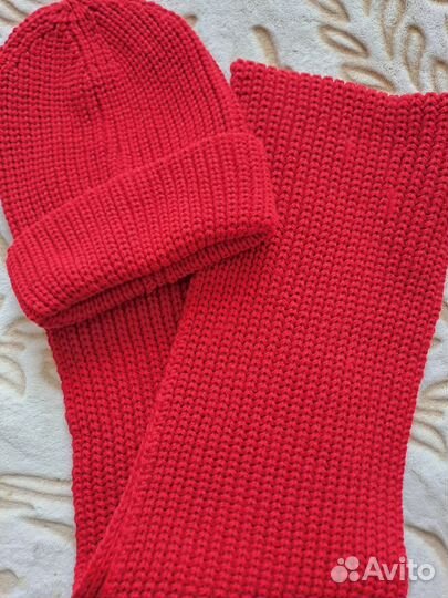 Набор шапка шарф женский