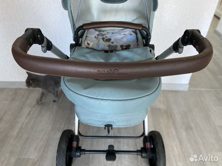 Коляска 2 в 1 эко кожа