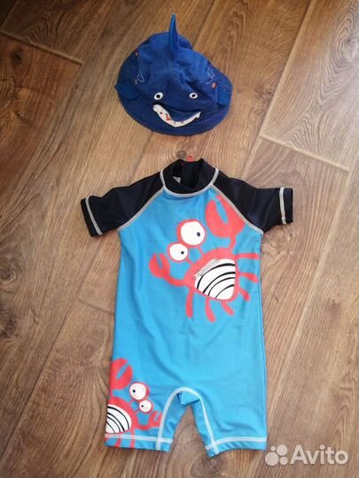 Плавательный костюм 92 размер Next плюс панамка