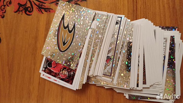 Наклейки NHL topps 2022-2023 120+ шт