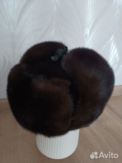Норковая шапка мужская