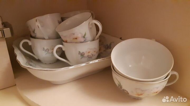 Сервиз чешский Богемия Haas&Czjzek,61 предм 6 перс