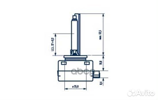 D3S 42V (35W) Лампа PK32D-5 84032 3000 Narva