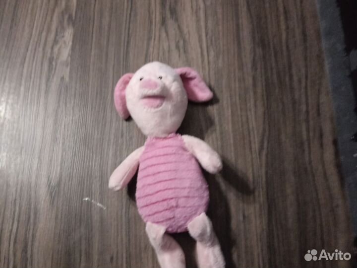 Игрушки дракон и свинка мягкие