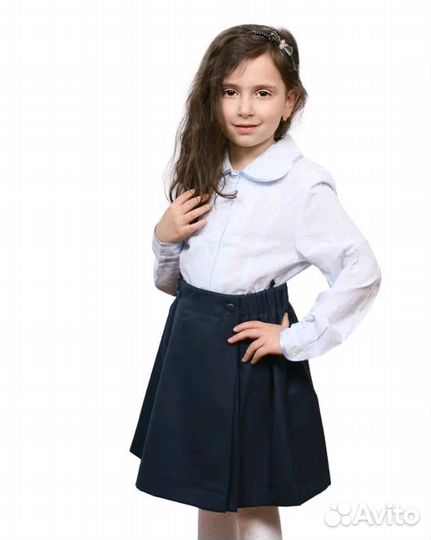 Новая синяя юбка размер 44-46