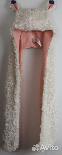 Шапка-шарф кошечка с ушками