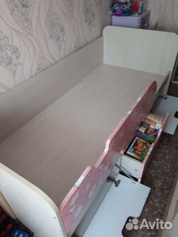 Детская кровать от 3 лет с бортиками