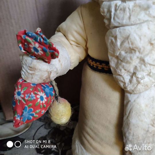 Дед мороз Ярославль СССР ватный 35 см