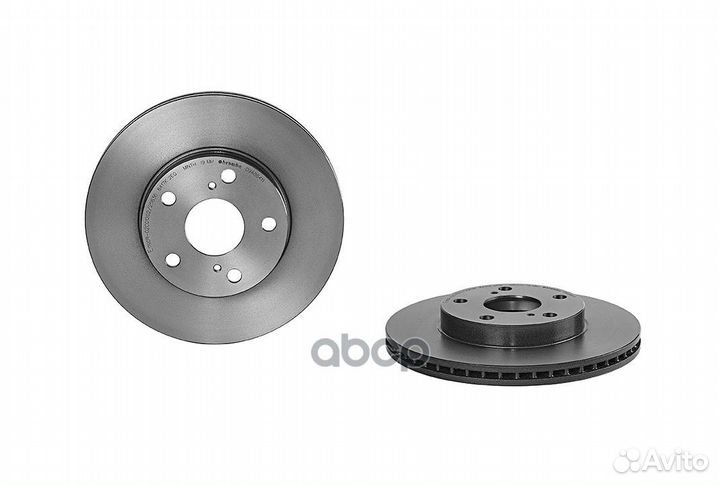 Тормозной диск 09A86411 Brembo