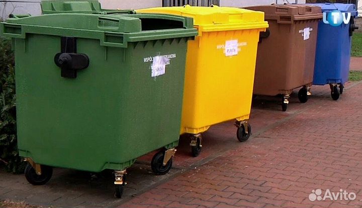 Пластиковый контейнер 1100л