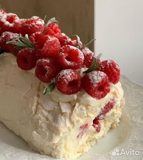 Меренговый рулет