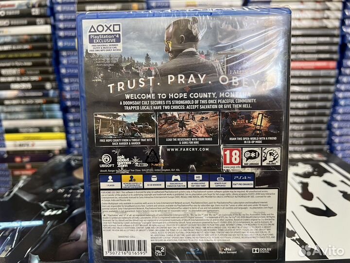 Диск Far Cry 5 PS4 / Новый