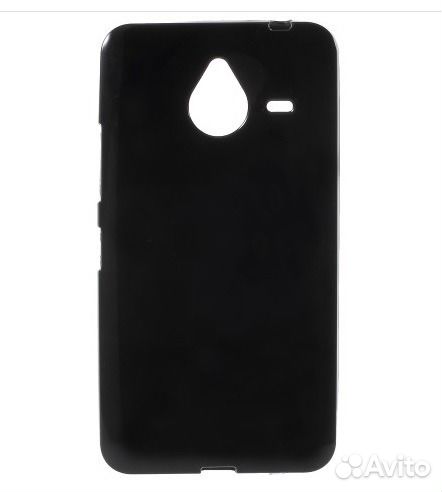 Чехол-накладка для Microsoft Lumia 640XL (черная)