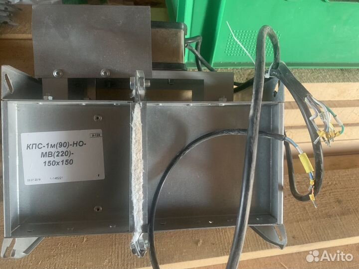 Клапан противопожарный150х150