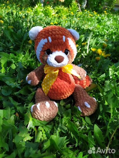 Плюшевые вязаные игрушки