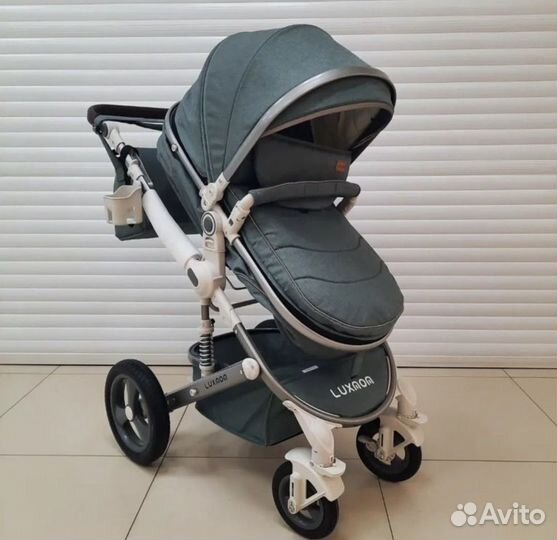 Коляска 3 в 1, трансформер, Luxmom