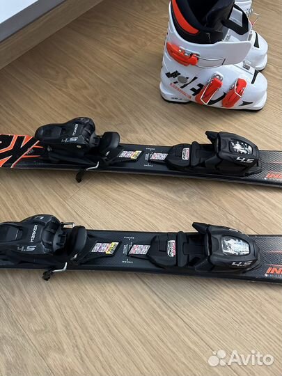 Горные лыжи детские90 см K2 ботинки Rossignol 19,5