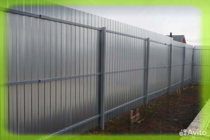 Забор из профнастила