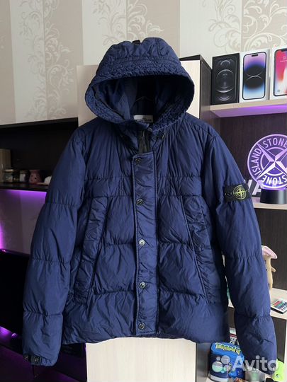 Пуховик Stone island Crinkle Reps NY Down