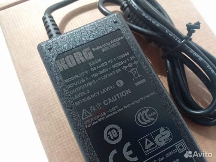 Блок питания Korg Kaoss Pad 2 (KP2), Kaoss Pad 3