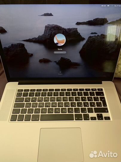 Apple macbook pro retina 15 2015