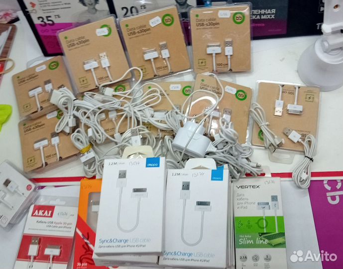 USB Кабель для iPad 2/3, iPhone 2G/3G/4 лот 58шт