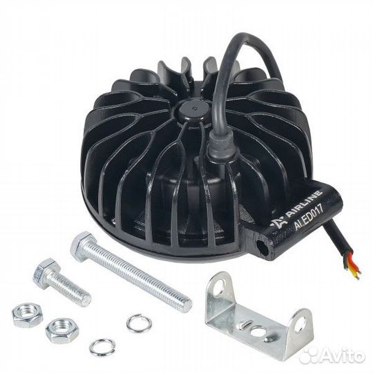 Фара светодиодная с дхо дополнительная 3 LED 30W к