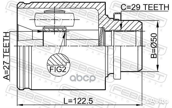 ШРУС 0211Z51RH Febest