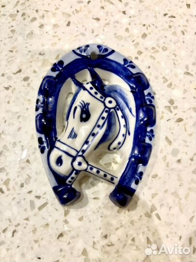 Подкова гжель