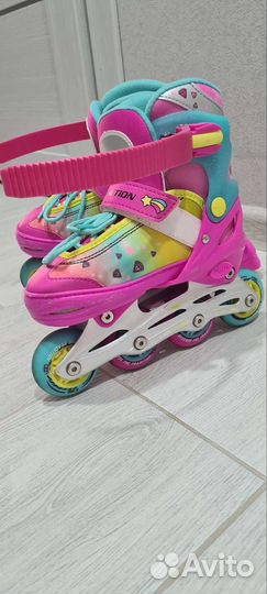 Роликовые коньки детские раздвижные