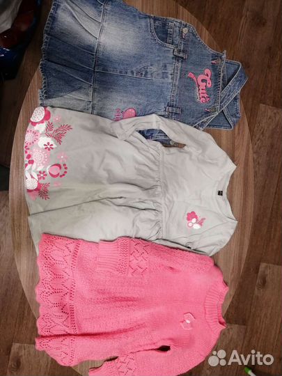 Детские вещи пакетом для девочки 92 104