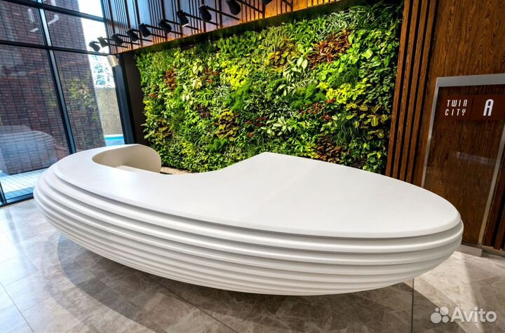 Барная стойка для офиса кварцевого агломерата