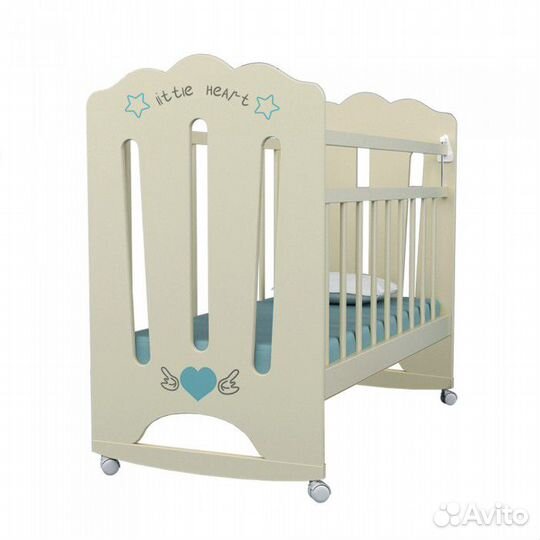 Кровать детская VDK Little Heart колесо-качалка