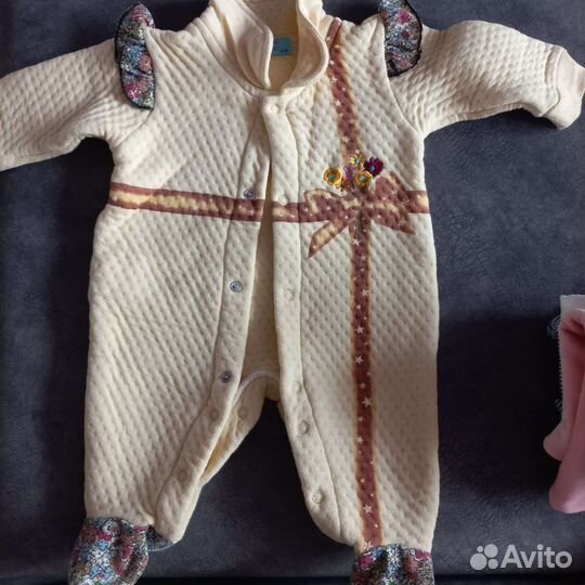 Детские вещи пакетом 0-6мес