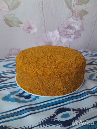 Домашний торт медовик