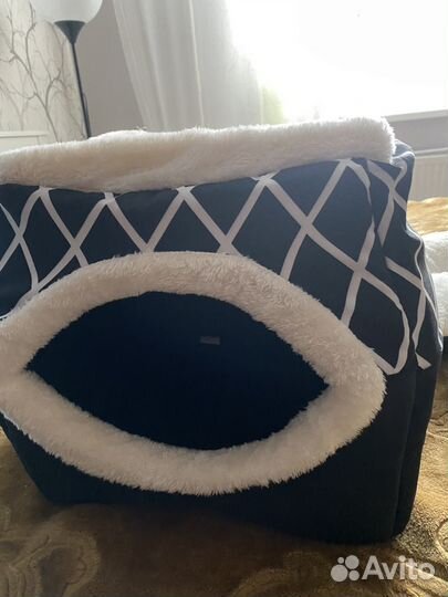 Домик лежанка для кошки + подарок для питомца