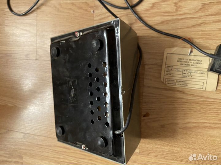 Телефонное переговорное устройство времен СССР