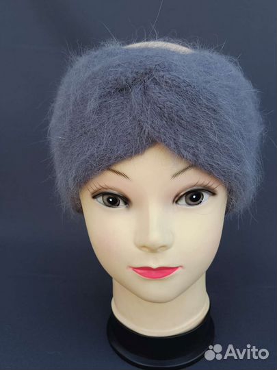 Повязка на голову из пуха норки