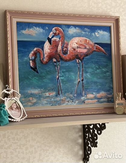 Картина маслом на холсте в раме