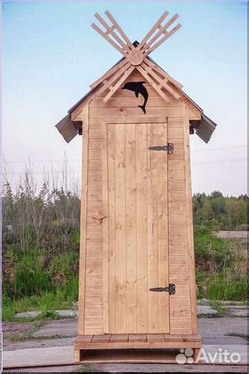 Дачный туалет деревянный флб 610