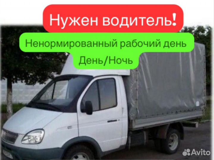 Водитель на газель