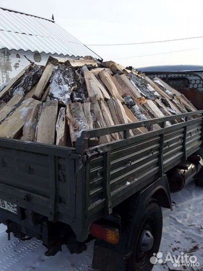 Дрова березовые сосновые колотые