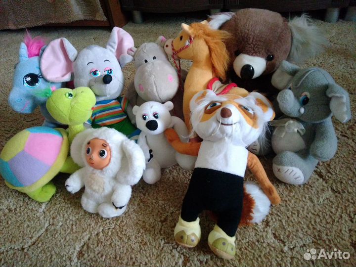 Игрушки мягкие