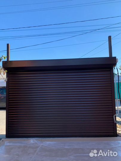 Рольставни на ворота (рулонные) на забор