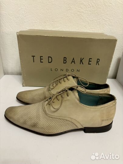 Ted Baker London.кожаные туфли. 41 EU