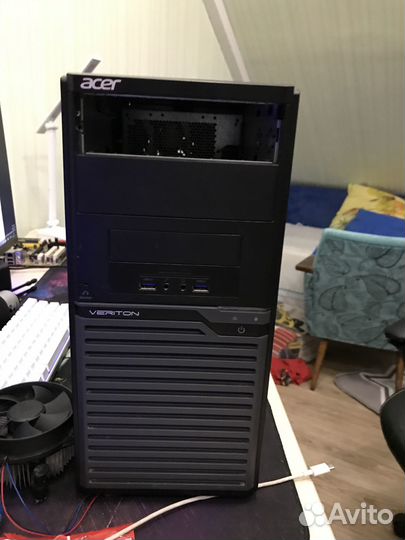 Корпус с блоком питания на 200W