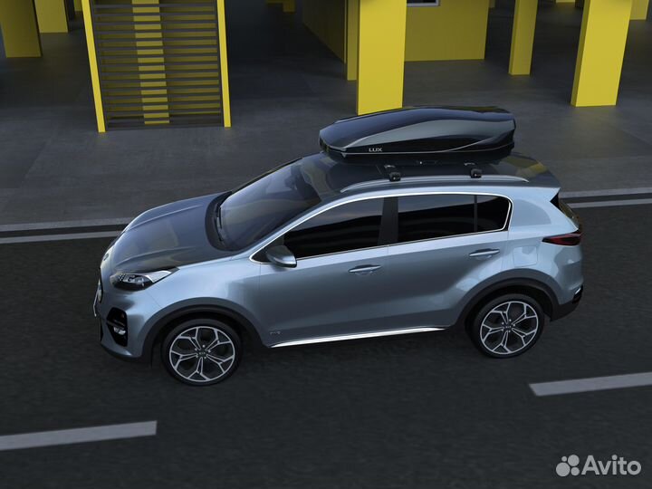 Автобокс багажник Lux для Kia Sportage
